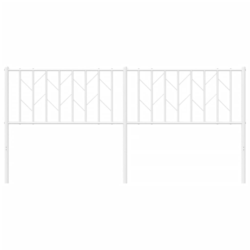Fehér fém csere fejtámla 180 cm 4