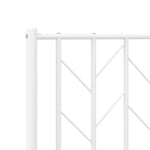 Fehér fém csere fejtámla 180 cm 6
