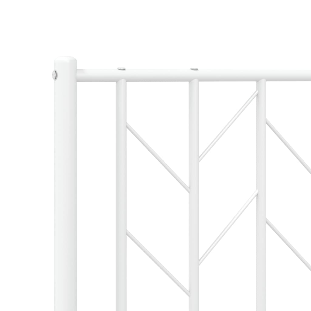 Fehér fém csere fejtámla 180 cm 6