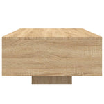Sonoma tölgy színű dohányzóasztal LED-lámpákkal 85 x 55 x 31 cm 6