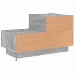 Szürke sonoma éjjeliszekrény LED-világítással 70 x 36 x 40,5 cm 9