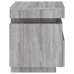Szürke sonoma éjjeliszekrény LED-világítással 40 x 39 x 48,5 cm 8