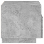 Betonszürke éjjeliszekrény LED-világítással 40 x 39 x 37 cm 8