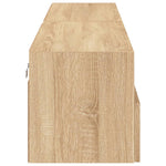 2 db sonoma tölgy színű szerelt fa fali TV-szekrény 80x30x30 cm 9