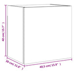 2 db sonoma tölgy szerelt fa fali TV-szekrény 40,5 x 30 x 40 cm 15