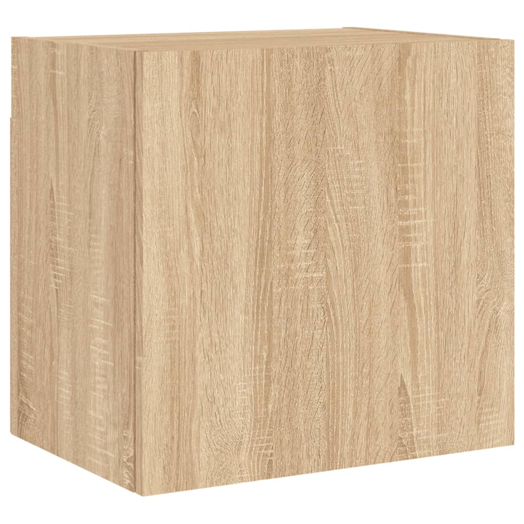 2 db sonoma tölgy szerelt fa fali TV-szekrény 40,5 x 30 x 40 cm 6