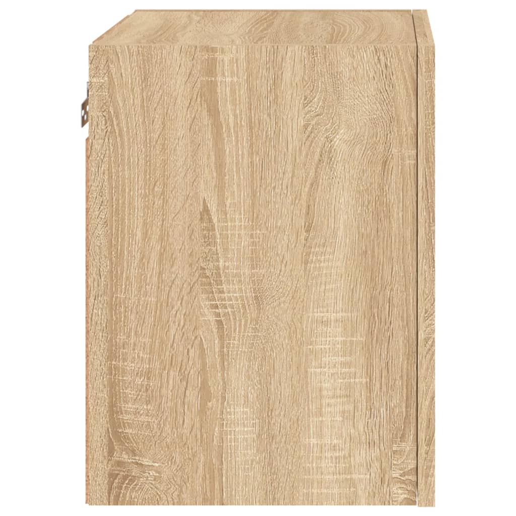2 db sonoma tölgy szerelt fa fali TV-szekrény 40,5 x 30 x 40 cm 9