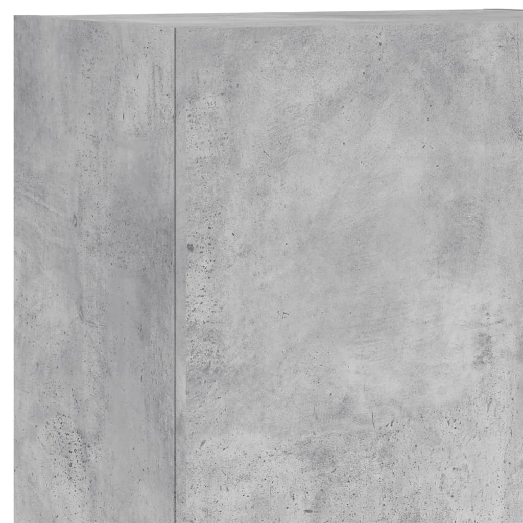 Betonszürke szerelt fa fali TV-szekrény 40,5 x 30 x 102 cm 11
