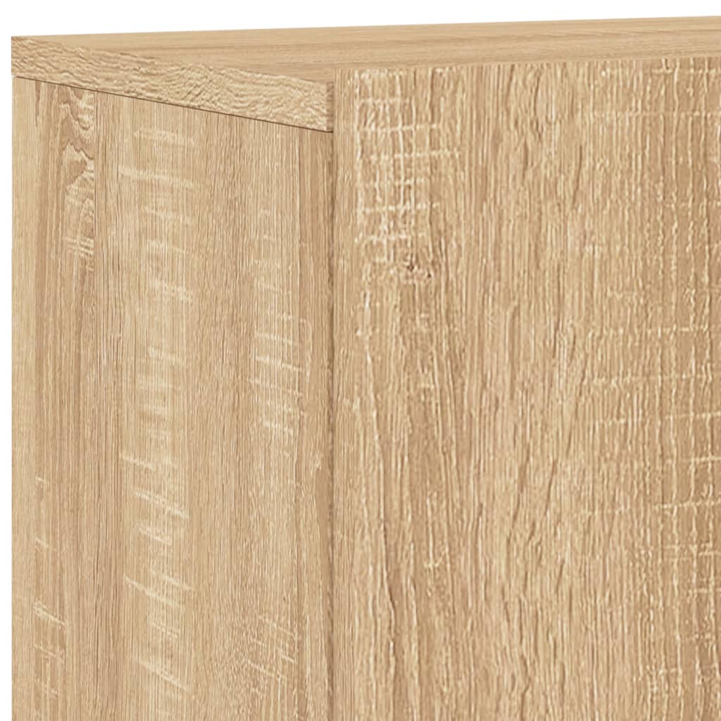 2 db sonoma tölgy színű fali TV-szekrény 60 x 30 x 41 cm 10