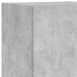 Betonszürke TV-szekrény LED-lámpákkal 30,5 x 30 x 102 cm 13