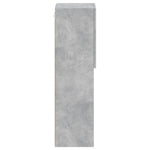 Betonszürke TV-szekrény LED-lámpákkal 30,5 x 30 x 102 cm 10