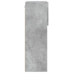 Betonszürke TV-szekrény LED lámpákkal 40,5x30x90 cm 8
