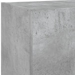 Betonszürke TV-szekrény LED lámpákkal 40,5x30x90 cm 11