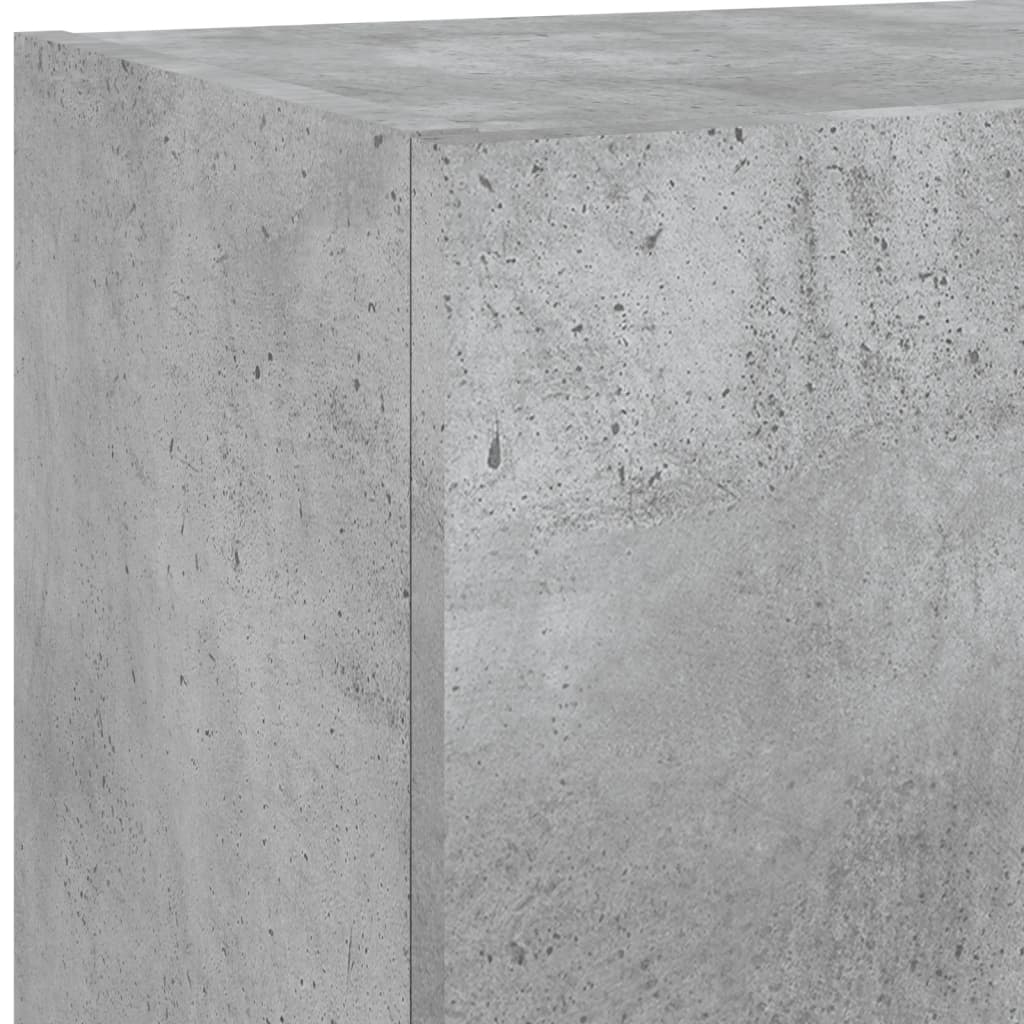 Betonszürke TV-szekrény LED lámpákkal 40,5x30x90 cm 11