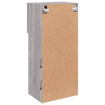 2 db szürke sonoma színű TV-szekrény LED-ekkel 40,5x30x90 cm 11