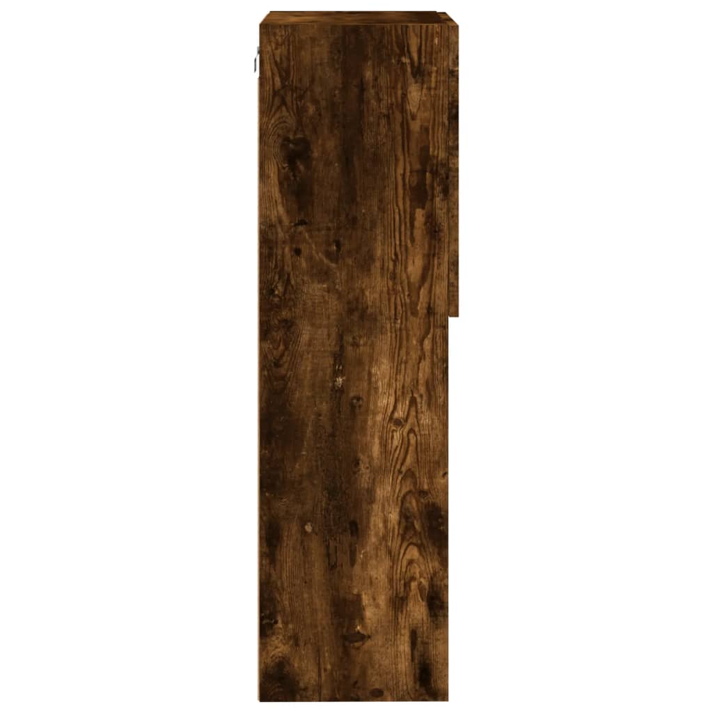 Füstös tölgy színű TV-szekrény LED lámpákkal 40,5 x 30 x 102 cm 10