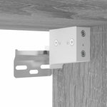 Szürke sonoma színű TV-szekrény LED-világítással 80x30x30 cm 12