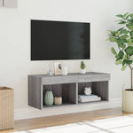 Szürke sonoma színű TV-szekrény LED-világítással 80x30x30 cm 5