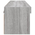 Szürke sonoma színű TV-szekrény LED-világítással 80x30x30 cm 9