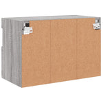 Szürke sonoma színű fali TV-szekrény LED-ekkel 60x30x40 cm 11