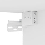 Fehér fali TV-szekrény LED-világítással 100 x 35 x 31 cm 13