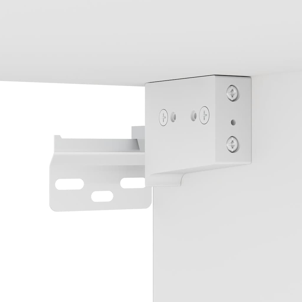 Fehér fali TV-szekrény LED-világítással 100 x 35 x 31 cm 13