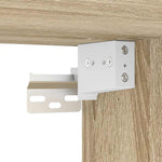 Sonoma tölgy színű fali TV-szekrény LED-ekkel 100 x 35 x 31 cm 13