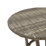 3 részes szürke polyrattan bisztrógarnitúra párnákkal 14