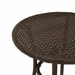 3 részes barna polyrattan bisztrógarnitúra párnákkal 14