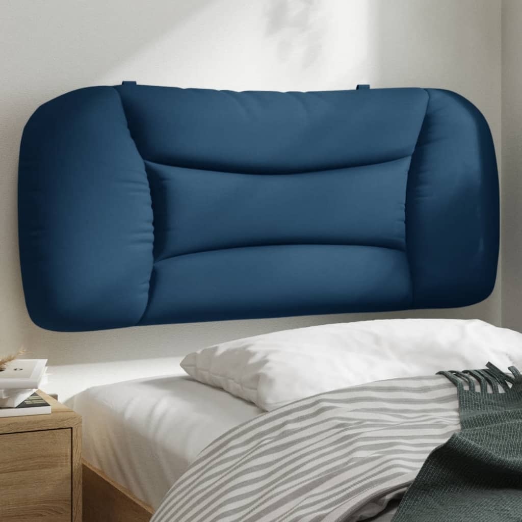 Kék szövet fejtámla párna Hvar 90 cm