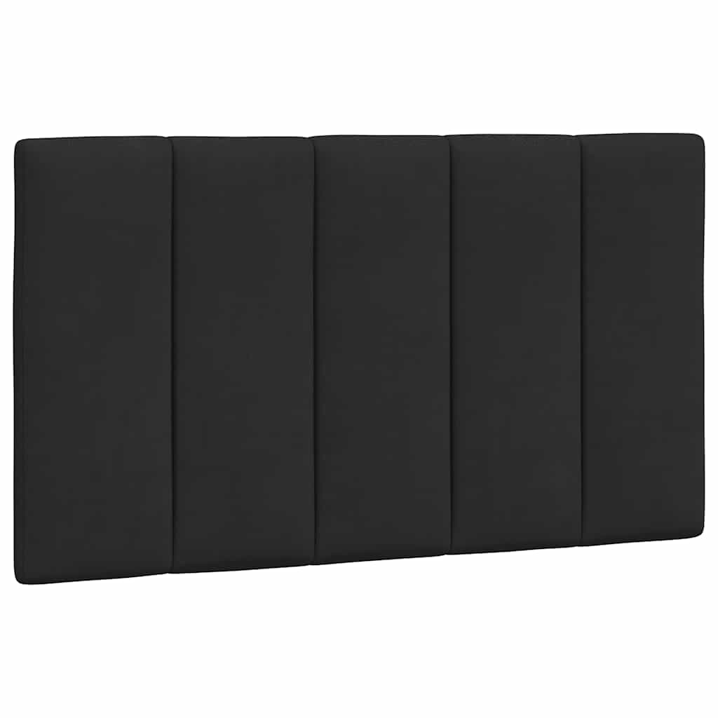 Fekete bársony fejtámla párna Hanko 80 cm 2