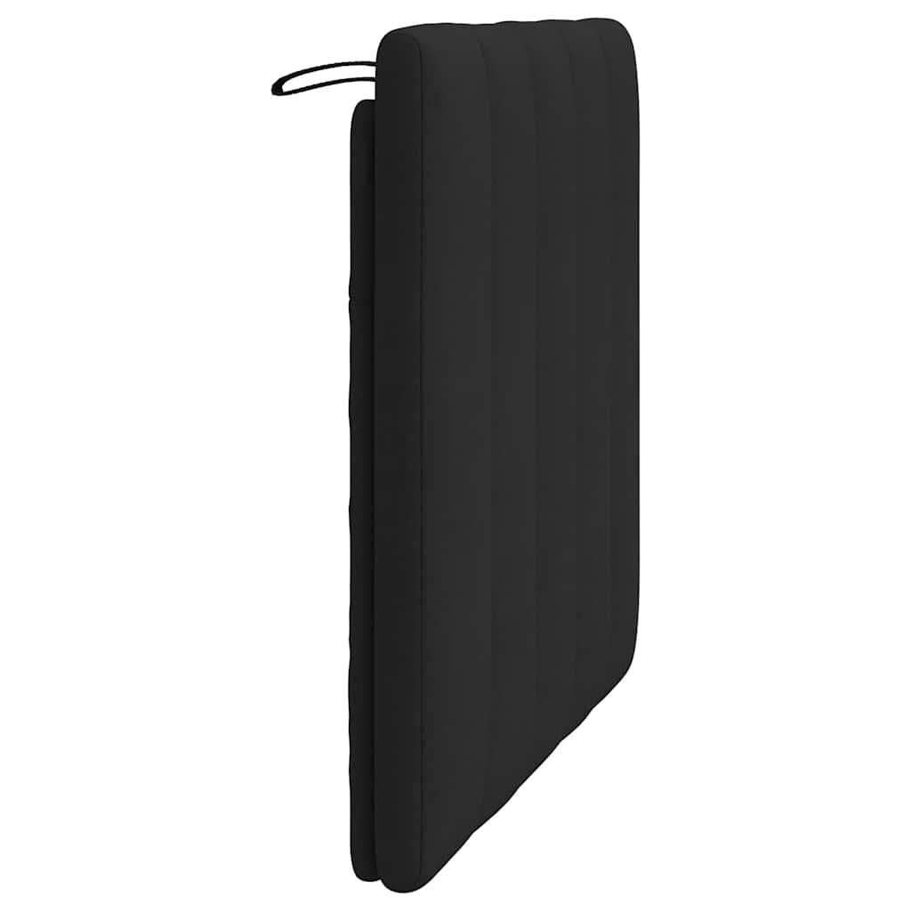 Fekete bársony fejtámla párna Hanko 80 cm 6
