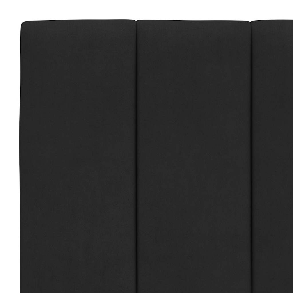 Fekete bársony fejtámla párna Hanko 80 cm 8