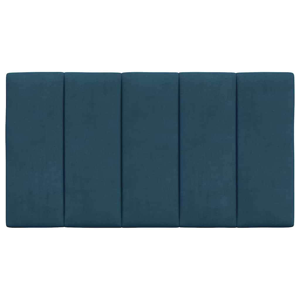 Kék bársony fejtámla párna Hanko 80 cm 5