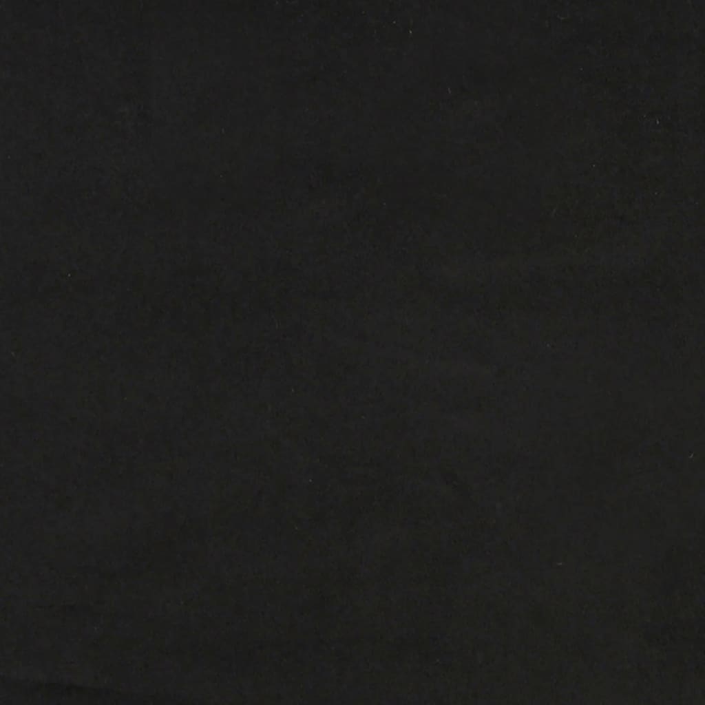 Fekete bársony fejtámla párna 100 cm 9