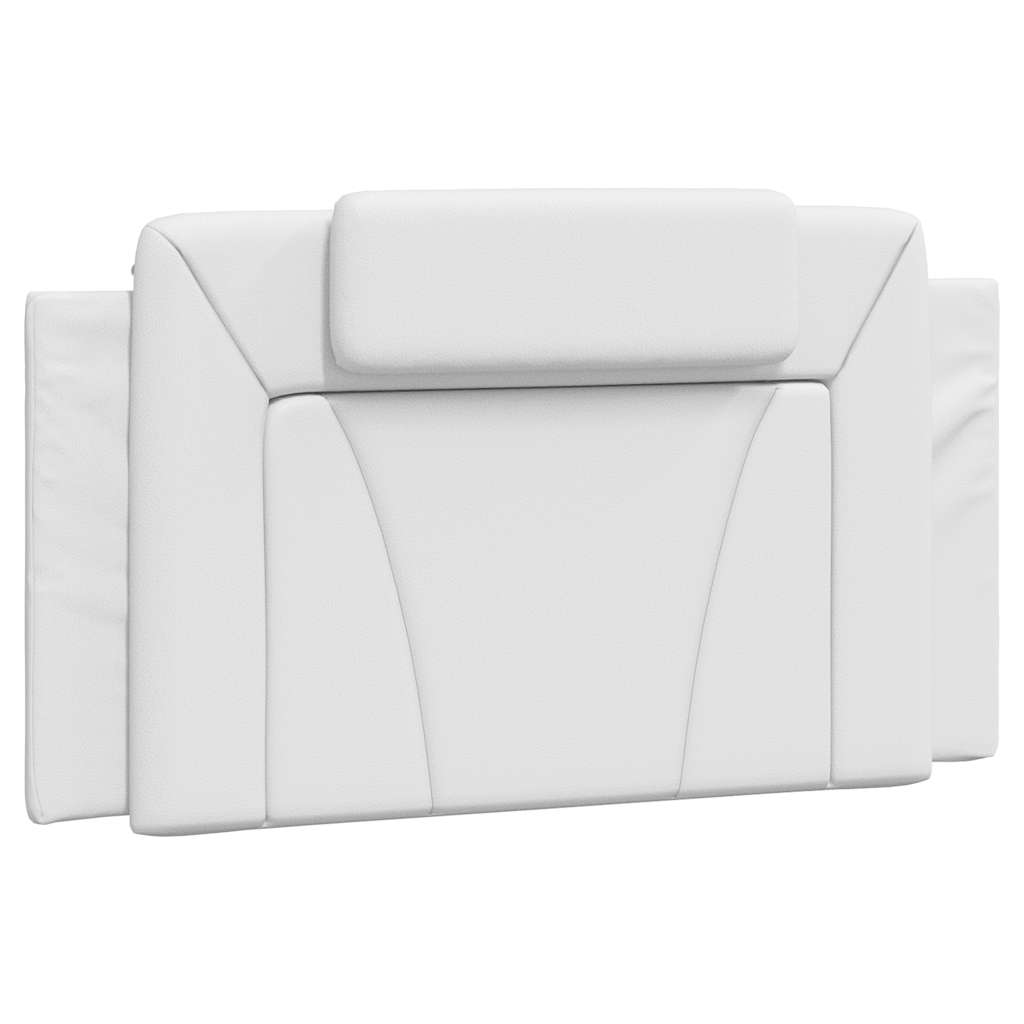 Fehér műbőr fejtámla párna Viana 100 cm 2