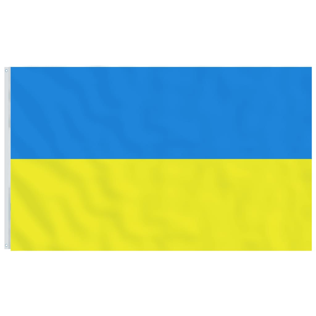 Alumínium ukrán zászló és rúd 6,23 m 3