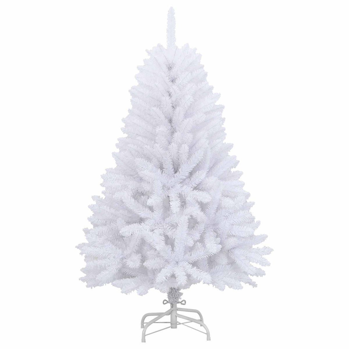 Mű karácsonyfa 150 cm PVC és Acél Fehér 5