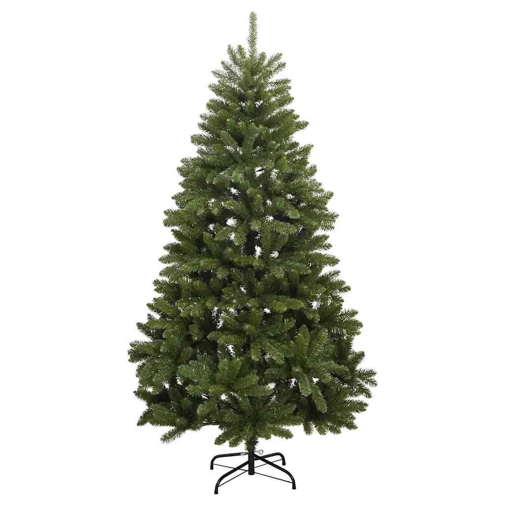 Csuklópántos műkarácsonyfa 300 LED-del és gömbökkel 270 cm 5