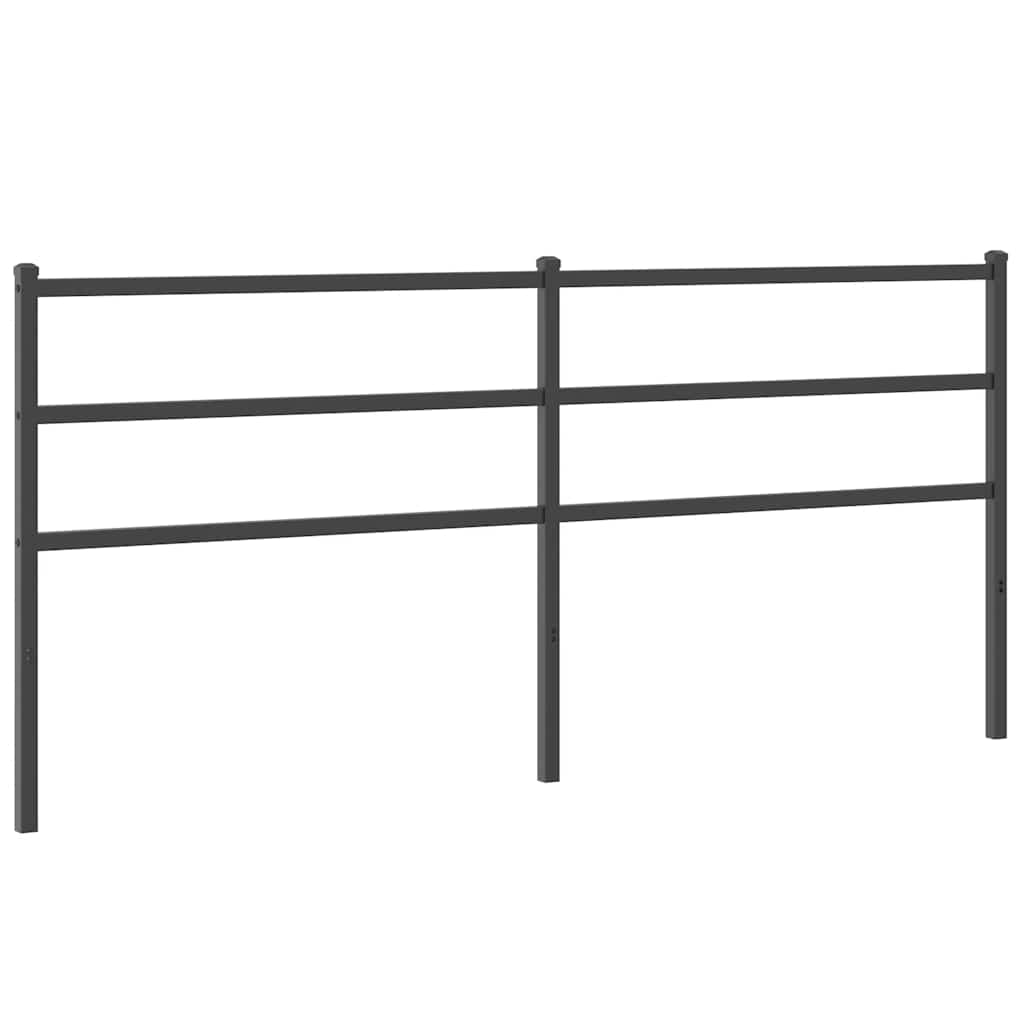 Fekete fém csere fejtámla 193 cm 2