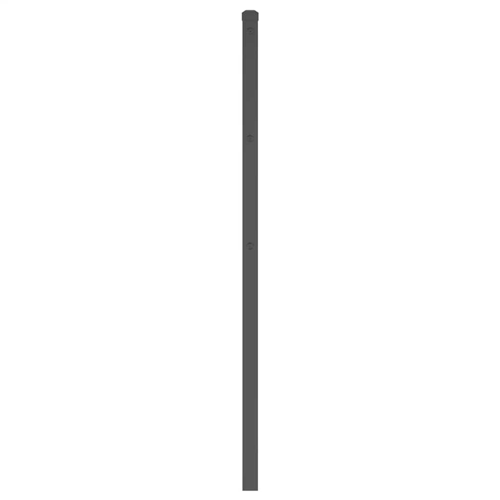 Fekete fém csere fejtámla 193 cm 4