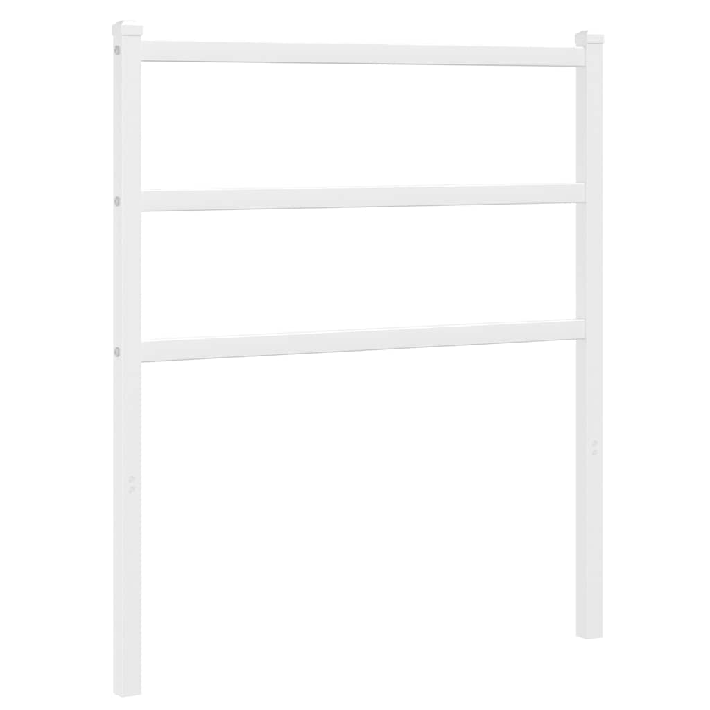 Fehér fém csere fejtámla 75 cm 2