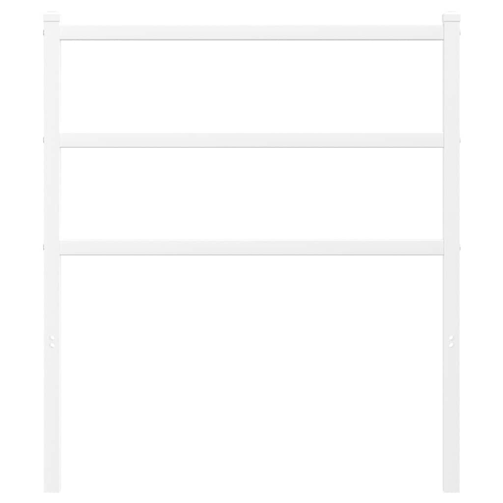 Fehér fém csere fejtámla 75 cm 3