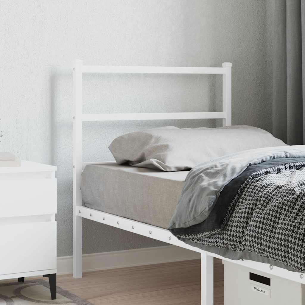 Fehér fém csere fejtámla 75 cm