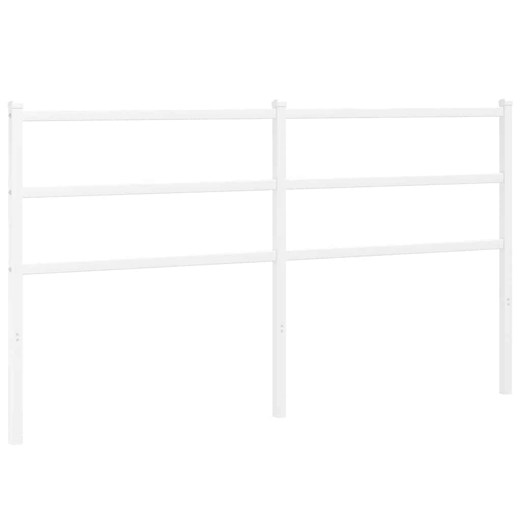 Fehér fém csere fejtámla 160 cm 2