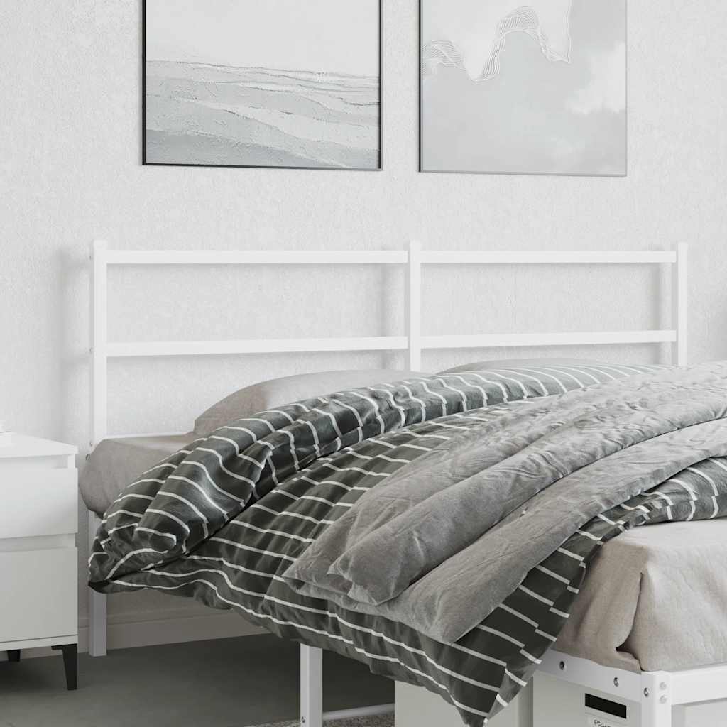 Fehér fém csere fejtámla 160 cm
