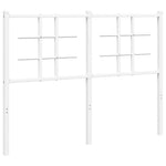 Fehér fém csere fejtámla 120 cm 2
