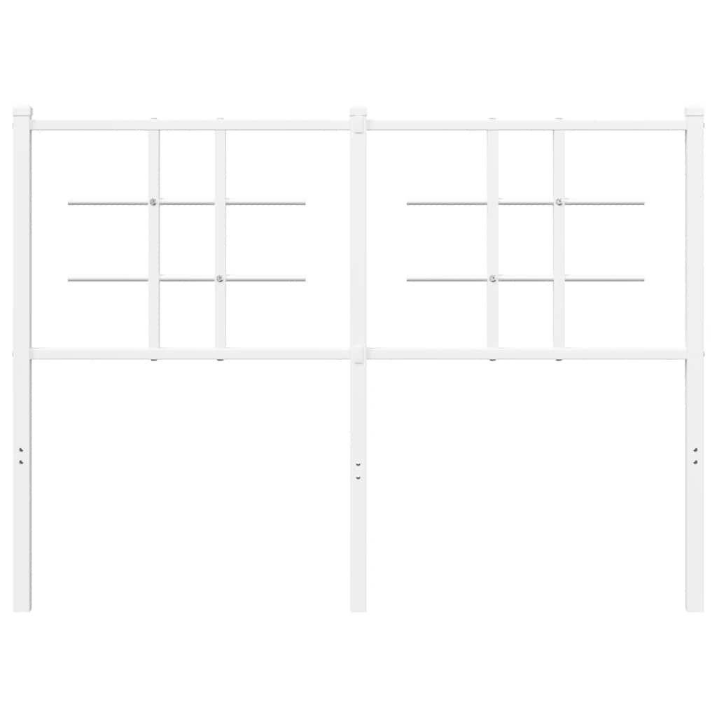Fehér fém csere fejtámla 120 cm 3