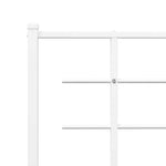 Fehér fém csere fejtámla 120 cm 5