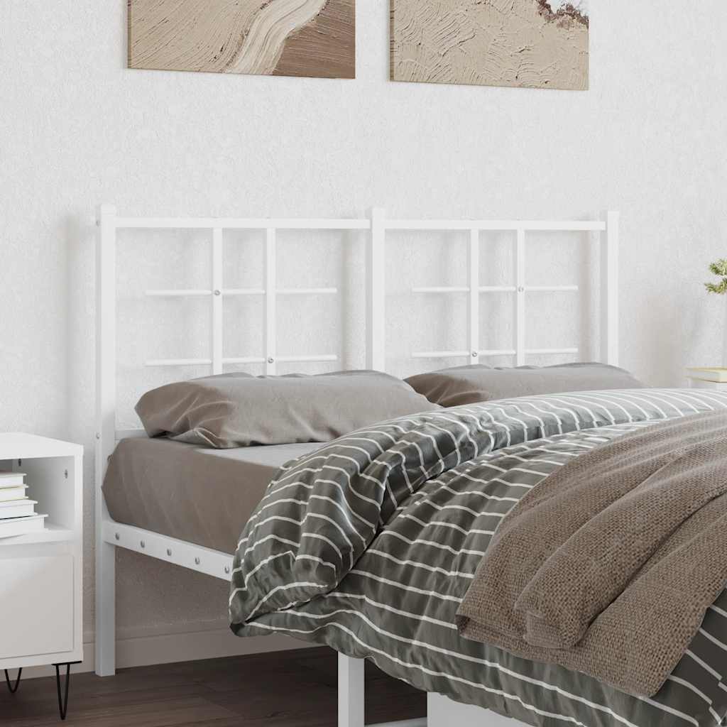 Fehér fém csere fejtámla 120 cm